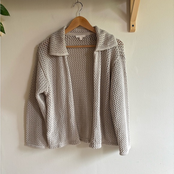 All:Row Open Knit Crochet Cardigan – Size M - Picture 3 of 5